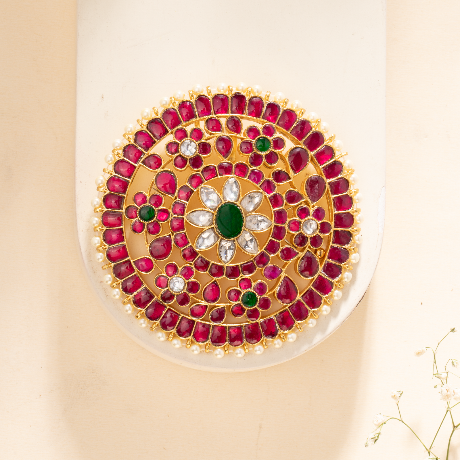 Ranjana Pookolam Pendant Brooch